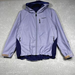 Patagonia Regulator Softshell Hooded Jacket Women’s Size Medium Color Violet